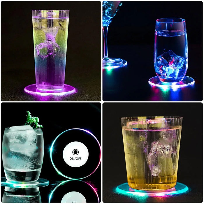 Vibrant LED Cocktail Coaster