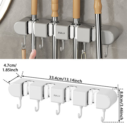 GripMate™ Mop and Broom Holder